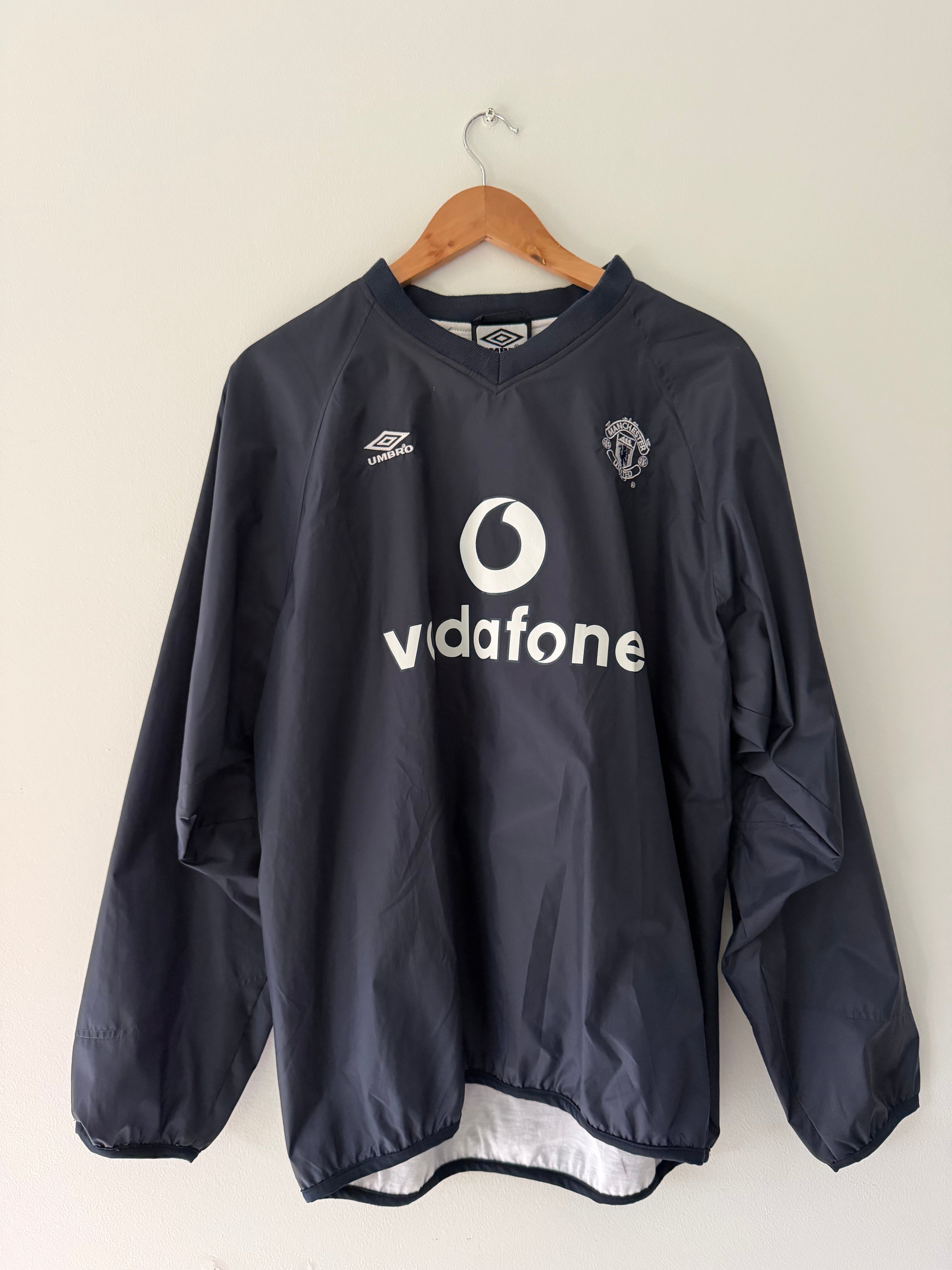 Manchester United 2002 Vintage Drill Top/Windbreaker