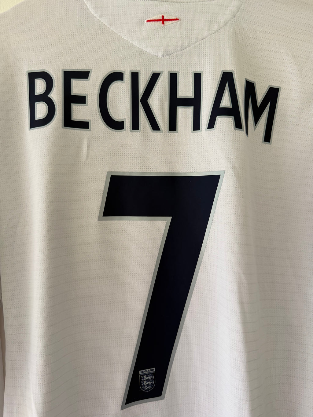 2006 England Home Longsleeve  - David Beckham