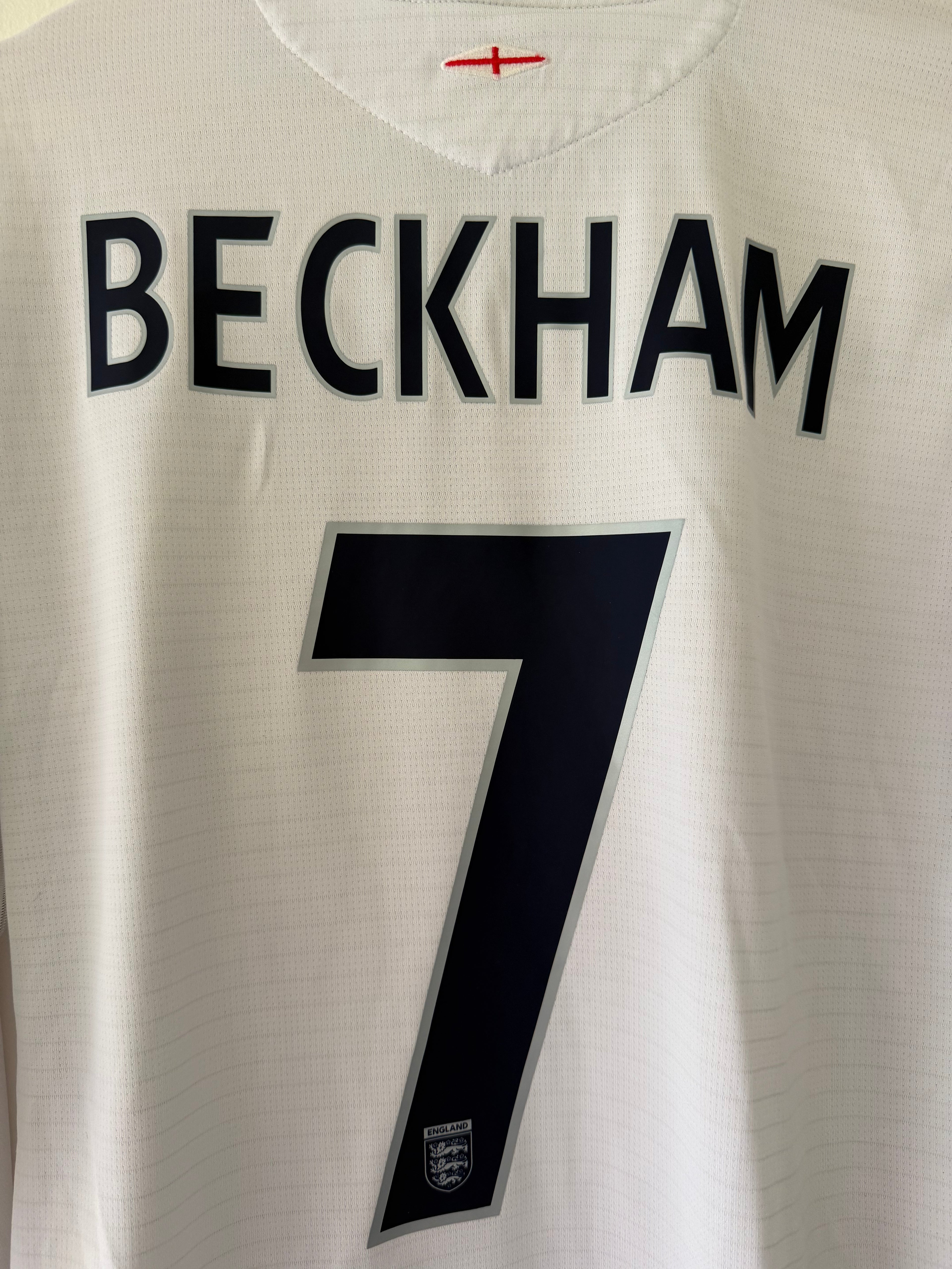 2006 England Home Longsleeve  - David Beckham